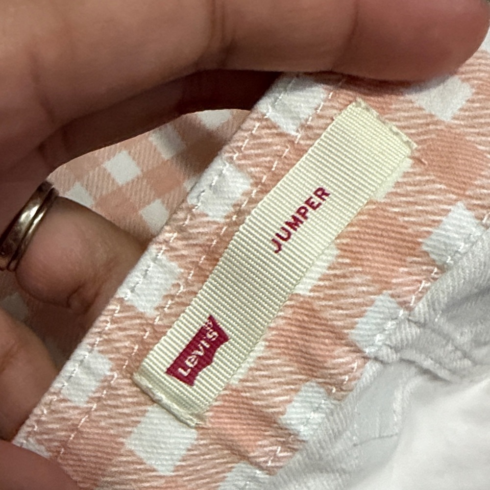 Levi's Girls Jumper Gingham Dress - Picture 2 of 3